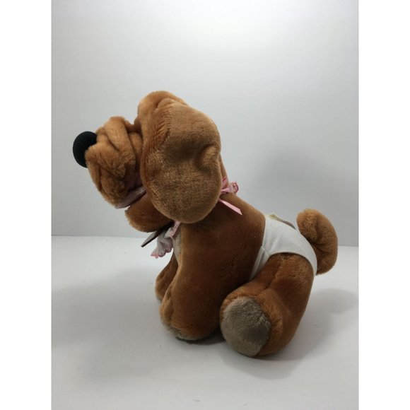 Ganz Bros 1981 Wrinkles Born to Howl Vintage Stuffed Hound Dog Plush - Picture 5 of 8